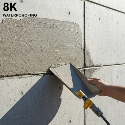 Waterproofing treatment process
