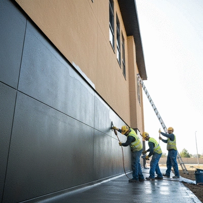 Waterproofing service in action